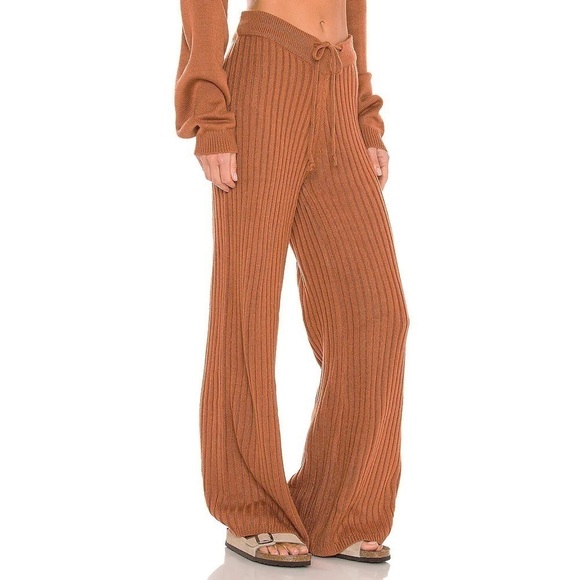 NWT SNDYS Lounge Hendrix Knit Pant Mauve S - Picture 5 of 13